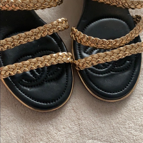 Chanel bronze wedges - Picture 3 of 5